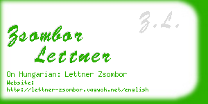 zsombor lettner business card